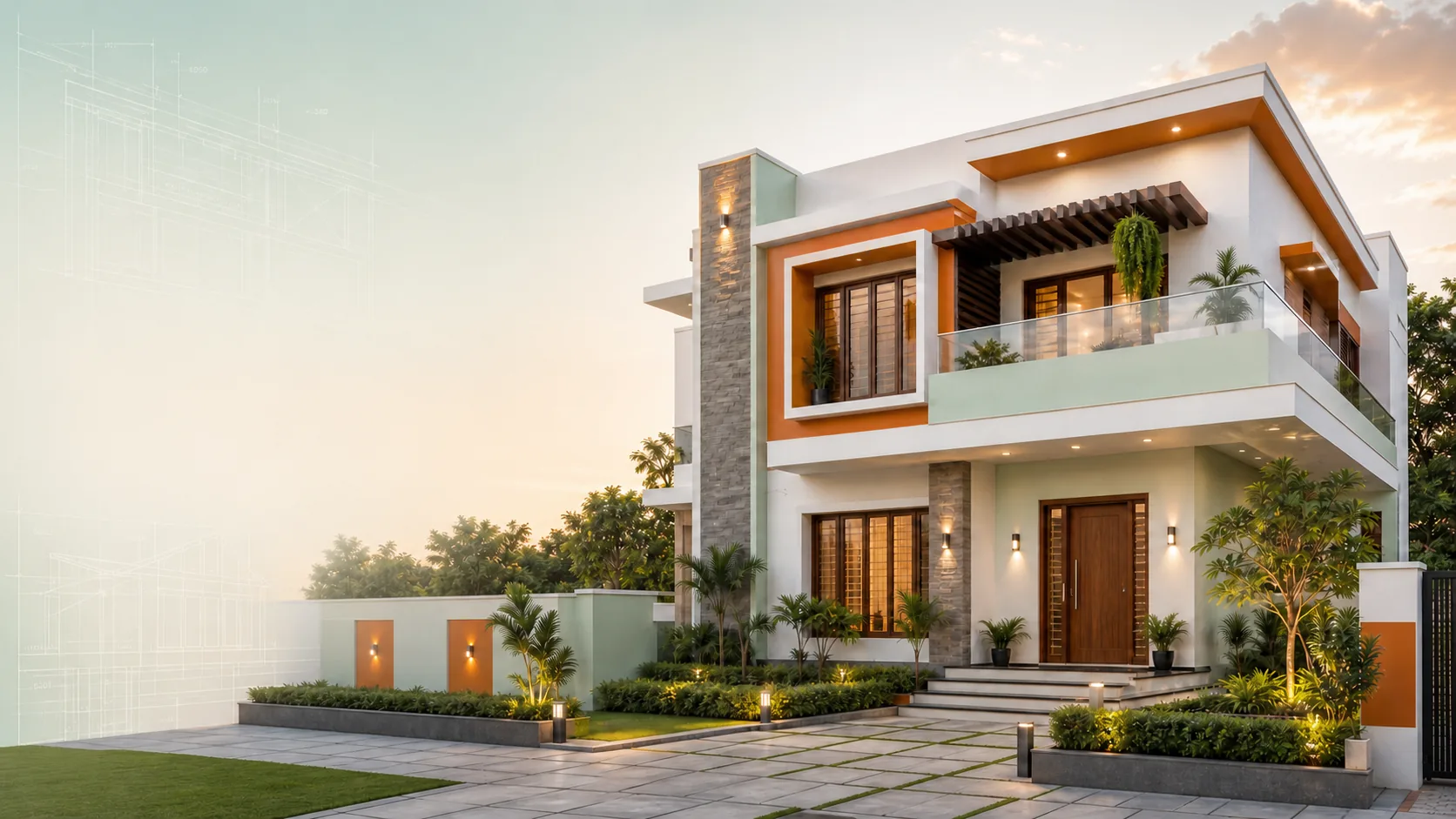 Modern family home