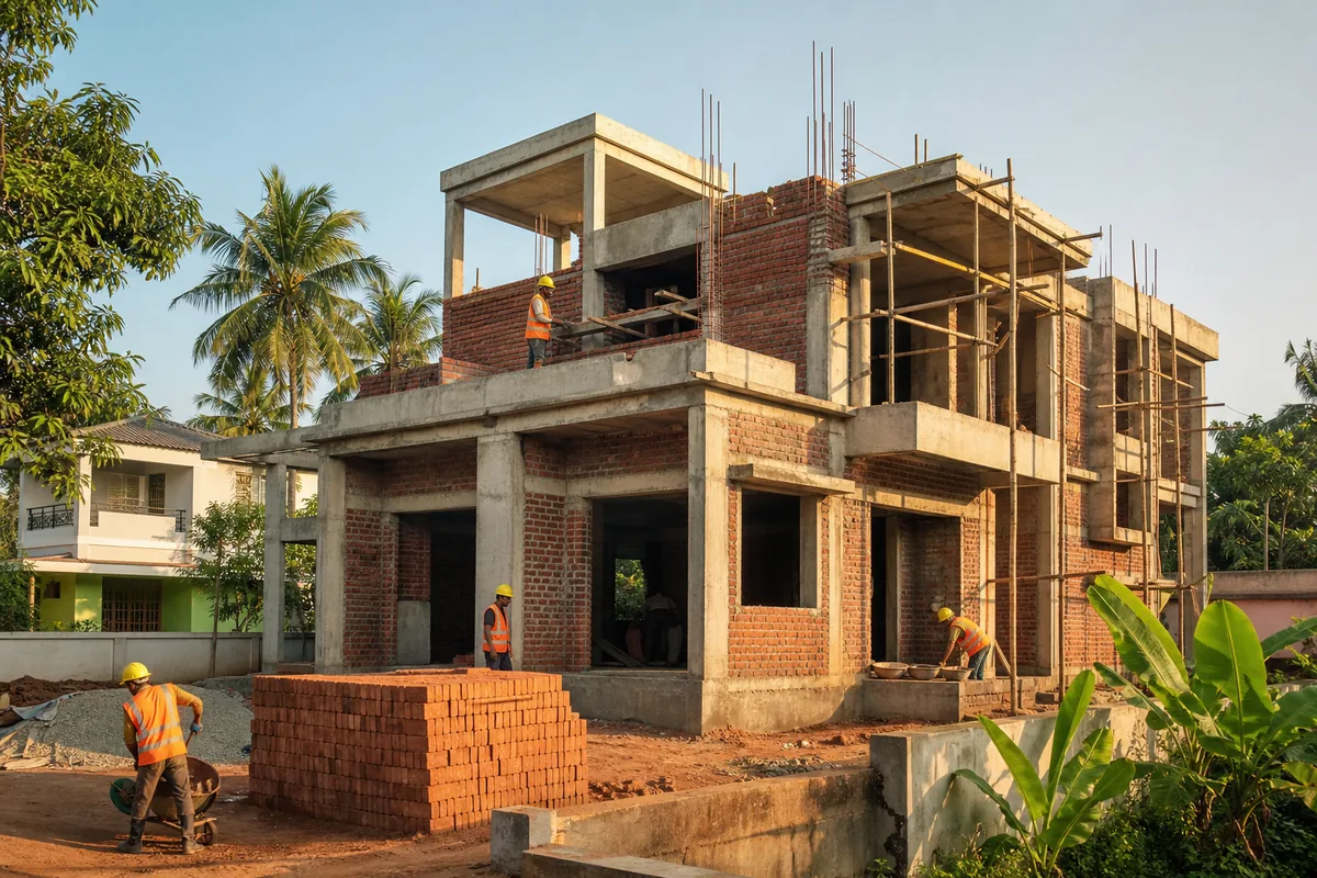 Residential house construction coordinated by UZ Properties